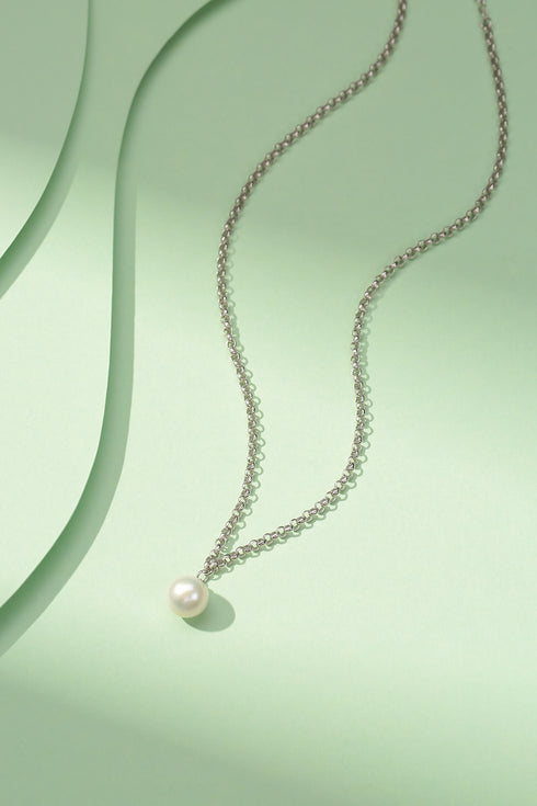 10-11mm Freshwater Pearl & Lorna Pendant - Necklaces made with hand-selected pearls from House of Pearls