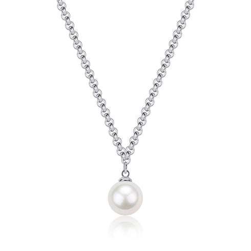 10-11mm Freshwater Pearl & Lorna Pendant - Necklaces made with hand-selected pearls from House of Pearls