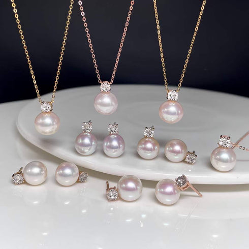 10-11mm Freshwater Pearl & Sasha Necklace - Necklaces made with hand-selected pearls from House of Pearls