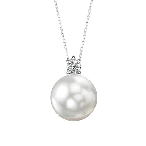 10-11mm Freshwater Pearl & Sasha Purple Necklace - Necklaces made with hand-selected pearls from House of Pearls