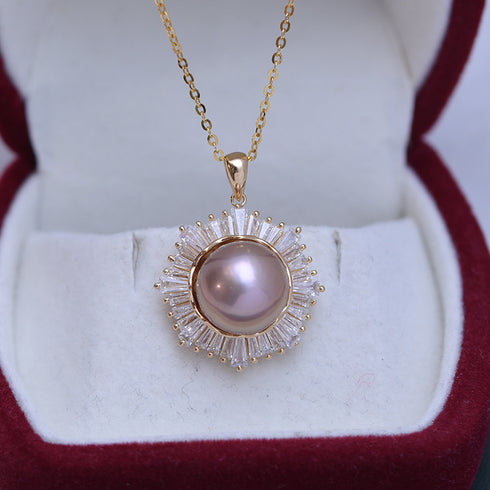 11-12mm Edison Pearl & Aisling Earrings - Necklaces made with hand-selected pearls from House of Pearls