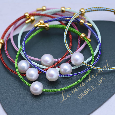 11-12mm Freshwater Pearl Weave Bracelet - Bracelets made with hand-selected pearls from House of Pearls