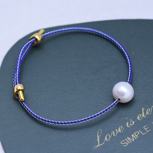 11-12mm Freshwater Pearl Weave Bracelet - Bracelets made with hand-selected pearls from House of Pearls