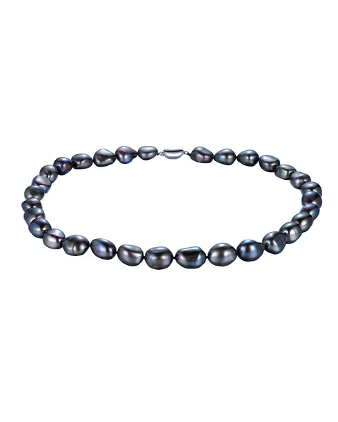 11–12mm Peacock Baroque Freshwater Pearl Necklace - Necklaces made with hand-selected pearls from House of Pearls