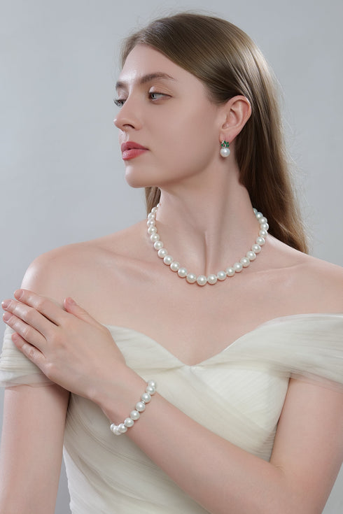 11-13mm White Edison Pearl Bracelet - Bracelets made with hand-selected pearls from House of Pearls