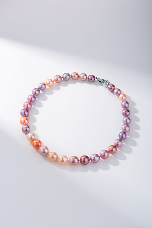 11-14mm Multicolor Freshwater Pearl Strand Necklace - Necklaces made with hand-selected pearls from House of Pearls