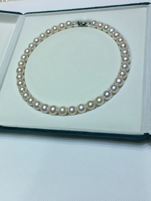 11-12mm Freshwater Pearl Strand Necklace - Necklaces made with hand-selected pearls from House of Pearls