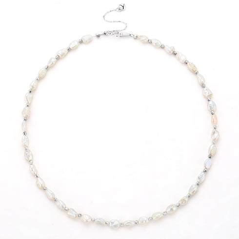 4-6mm Freshwater Keshi Pearl Necklace and Bracelet Set - House Of Pearls