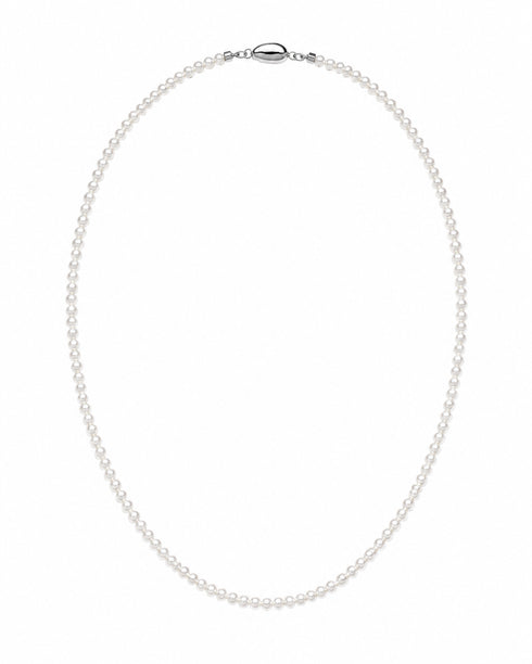 Necklace: Dainty 2–3mm freshwater pearl strand, white pearls, House Of Pearls - JG
