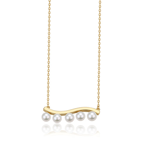 5-6mm Waving Smile Pearls Necklace - House Of Pearls