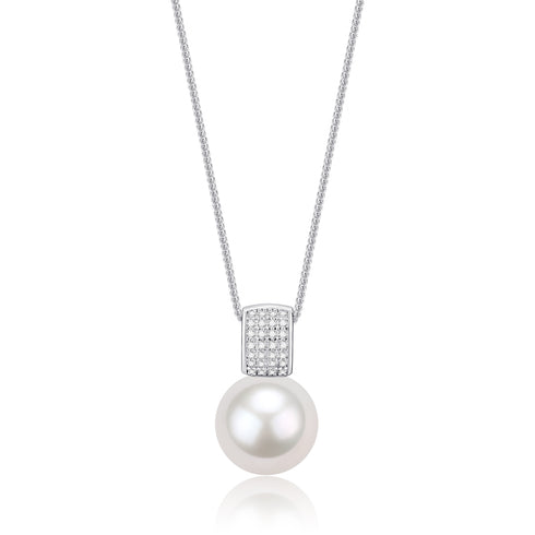 11-12mm Freshwater Pearl Pendant Necklace - House Of Pearls