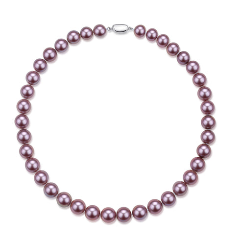 9-11mm Purple Freshwater Pearl Necklace - House Of Pearls