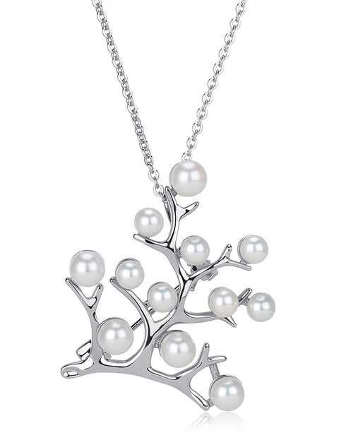 Tree of Happiness Pearl Brooch/Pendant - House Of Pearls