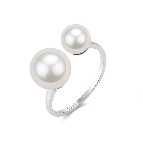 Dual Pearls Ring - Rings made with hand-selected pearls from House of Pearls