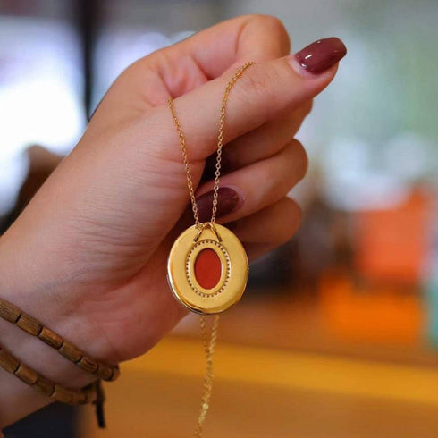 Red Onyx Mother Of Pearls Earrings, Necklace and Ring (Purchase individually) - Sets made with hand-selected pearls from House of Pearls