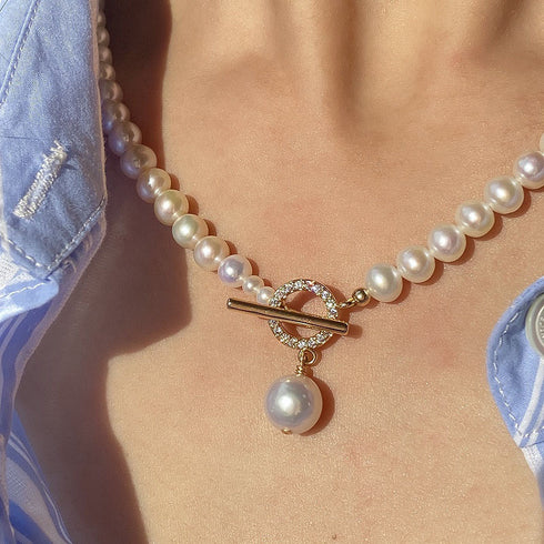 Fashion Freshwater Pearl Collar Pendant Necklace - House Of Pearls