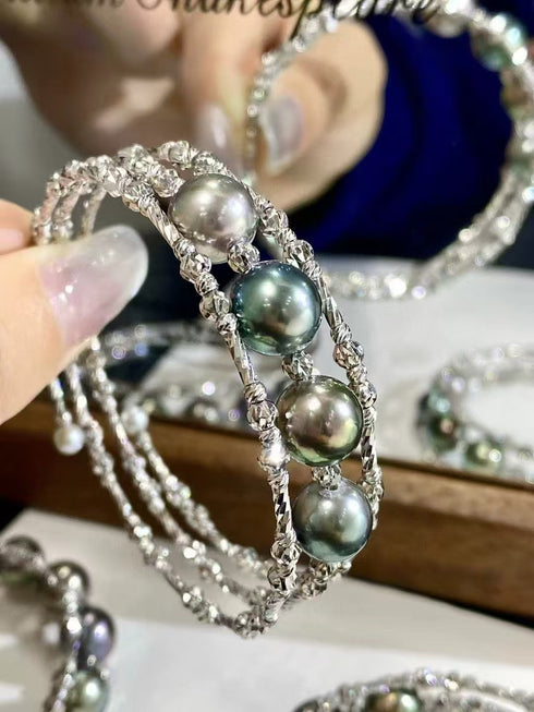 3-9mm Tahitian Pearl Bracelet - Bracelets made with hand-selected pearls from House of Pearls