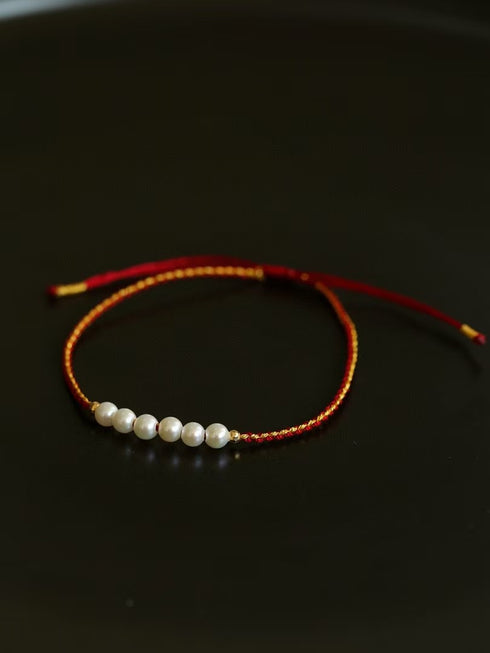 4-5mm Freshwater Baby Pearl Weave Bracelet - Bracelets made with hand-selected pearls from House of Pearls