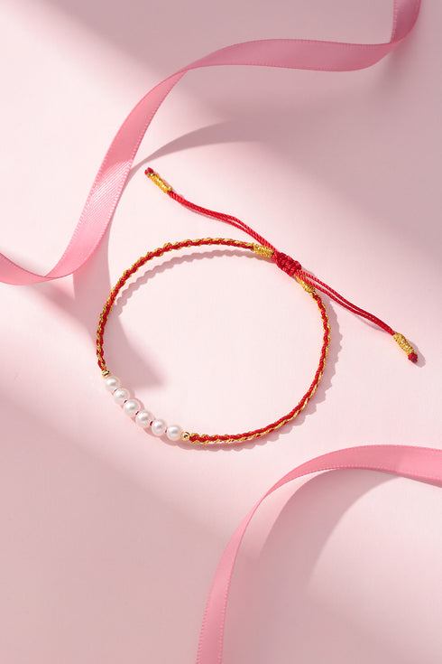 4-5mm Freshwater Baby Pearl Weave Bracelet - Bracelets made with hand-selected pearls from House of Pearls