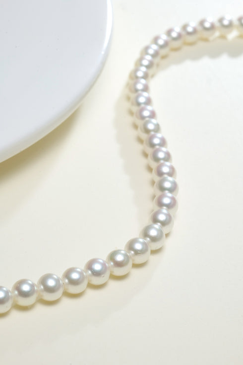 4.5-5mm Japanese Akoya White Pearl Strand Necklace - PSL Certified - Necklaces made with hand-selected pearls from House of Pearls