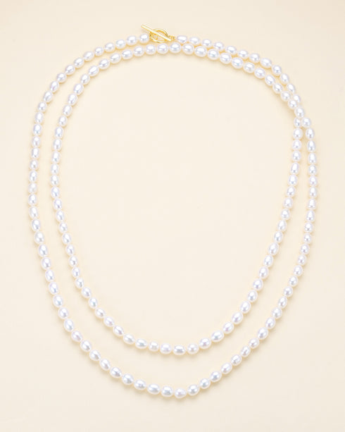 43-Inch Long Freshwater Pearl Endless Necklace - Necklaces made with hand-selected pearls from House of Pearls