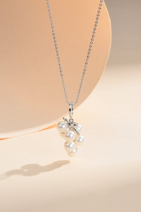 5-6mm Freshwater Pearls Grapes Pendant & Earrings Set - Sets made with hand-selected pearls from House of Pearls