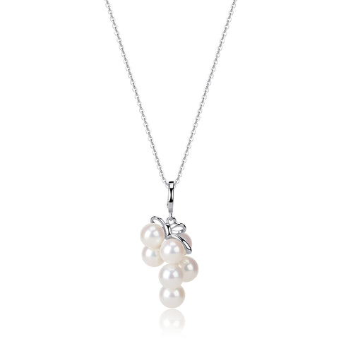 5-6mm Freshwater Pearls Grapes Pendant & Earrings Set - Sets made with hand-selected pearls from House of Pearls