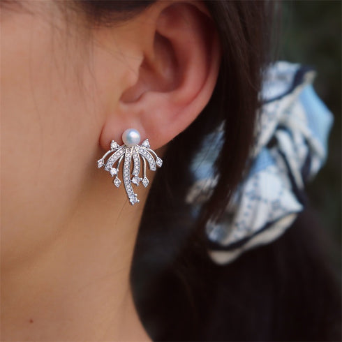 5-6mm High Luster Freshwater Pearl Stud Earrings - Earrings made with hand-selected pearls from House of Pearls