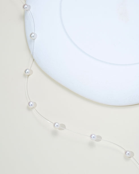 5–6mm Starry Freshwater Pearl Floating Necklace - Necklaces made with hand-selected pearls from House of Pearls