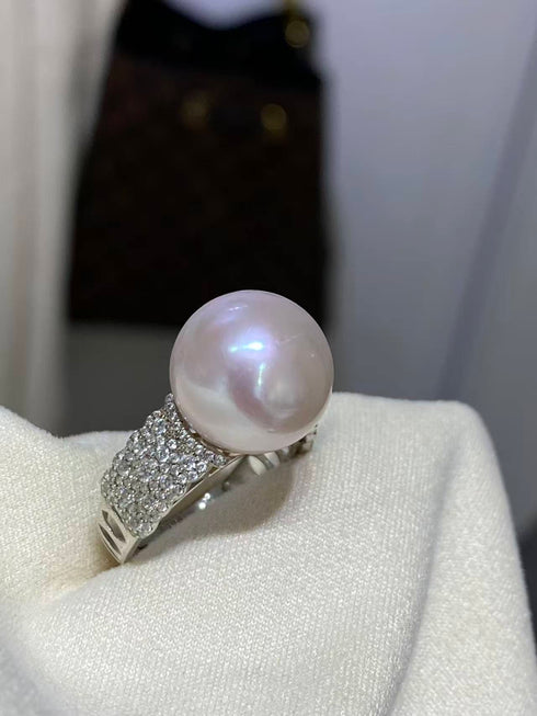 13-14mm Edison Aurora Pearl Statement Ring - LAST PIECE - Rings made with hand-selected pearls from House of Pearls