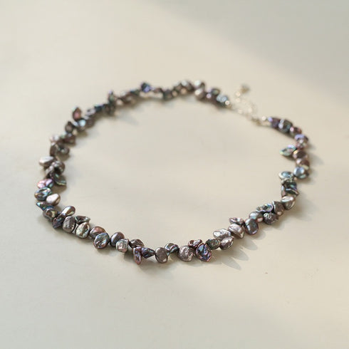 Grey Keshi Freshwater Pearl Necklace - House Of Pearls