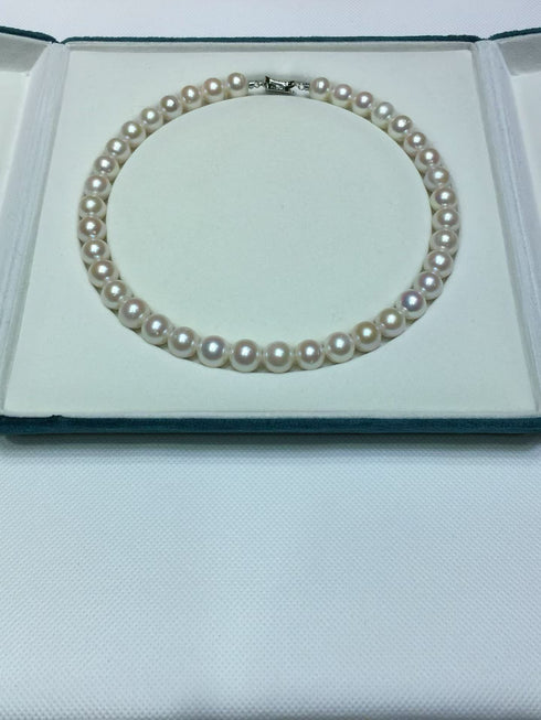 11-12mm Freshwater Pearl Strand Necklace - Necklaces made with hand-selected pearls from House of Pearls