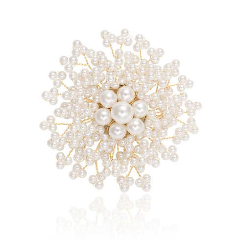 Freshwater Pearls Blossom Flower Brooch - House Of Pearls