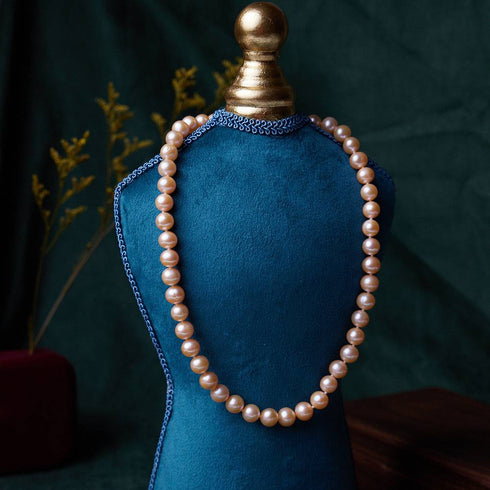 7.5-8mm Pink Freshwater Pearl Necklace - Necklaces made with hand-selected pearls from House of Pearls