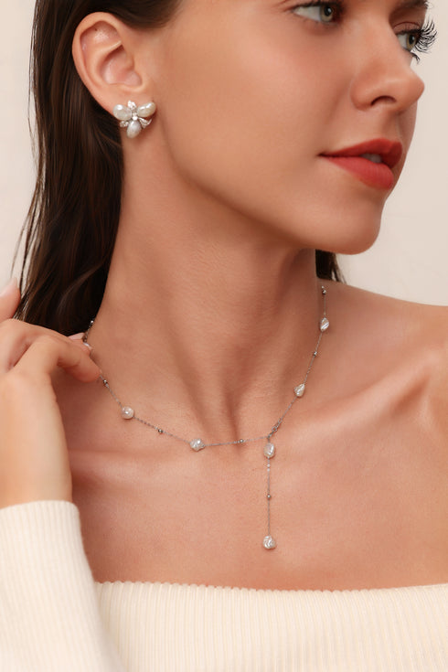 Baroque Freshwater Pearl Y-Shape Necklace