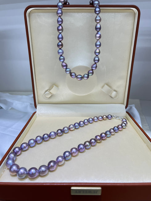 Aurora Colorful Iridescent Baroque Pearl Strand - House Of Pearls