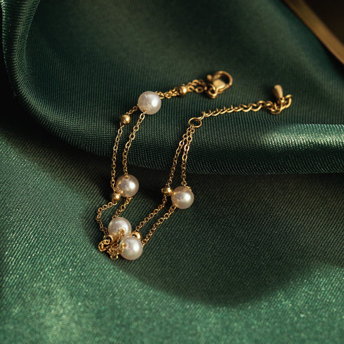 Layered Freshwater Pearl Bracelet - House Of Pearls