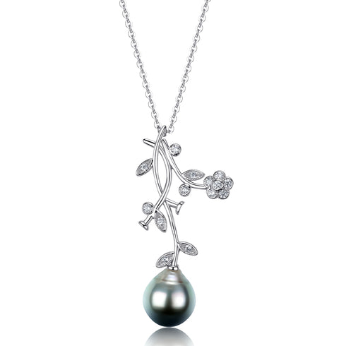 9-10mm Tahitian Baroque Pearl Pendant - Necklaces made with hand-selected pearls from House of Pearls