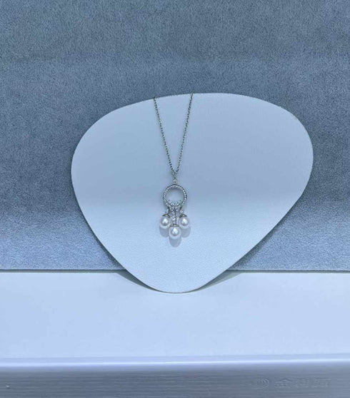 Dreamcatcher Three Pearls Pendant Necklace - House Of Pearls