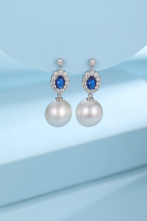 11-12mm Freshwater Pearl & Royal Elegance Baroque Pearl Earrings - House Of Pearls