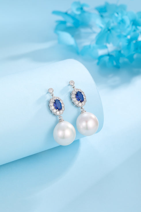 11-12mm Freshwater Pearl & Royal Elegance Baroque Pearl Earrings - House Of Pearls