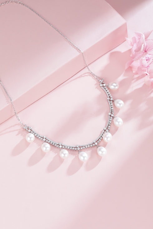 8.5-9mm Smile Drop Pearls Luxury Necklace - House Of Pearls