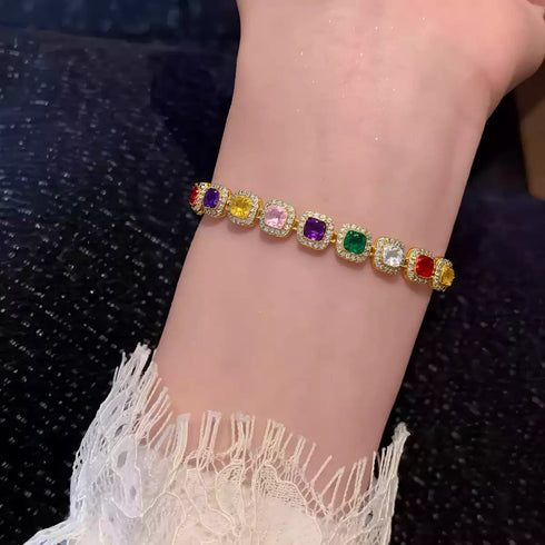 Freshwater Pearl Rainbow Crystal Necklace - Necklace made with hand-selected pearls from House of Pearls