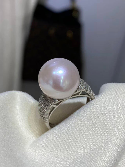 13-14mm Edison Aurora Pearl Statement Ring - LAST PIECE - Rings made with hand-selected pearls from House of Pearls