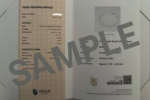 Aurora White Freshwater Pearl Strand Necklace (5–5.5mm)