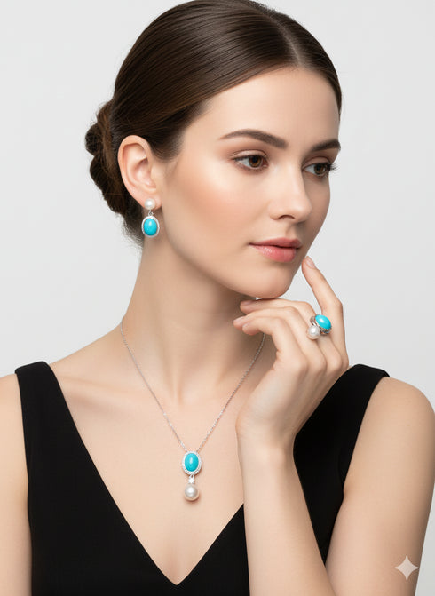 Turquoise Pearl Classic Set