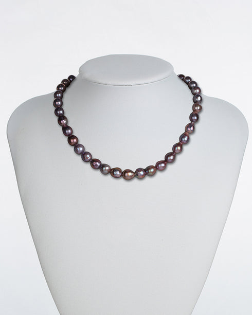 Aurora Colorful Iridescent Baroque Pearl Strand - House Of Pearls