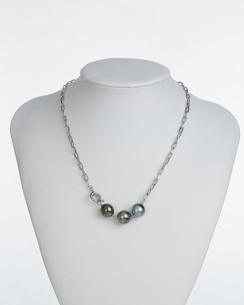 10-11mm Tahitian South Sea Pearl Pendant Necklace - House Of Pearls