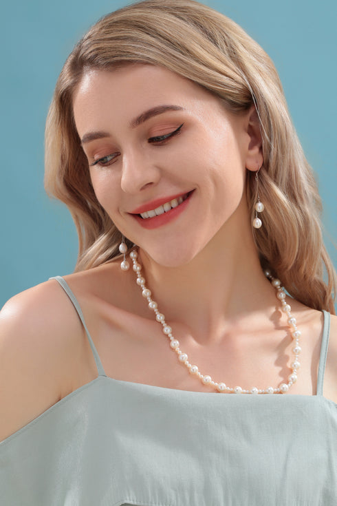 Elegance Freshwater Pearl Beaded Necklace - House Of Pearls