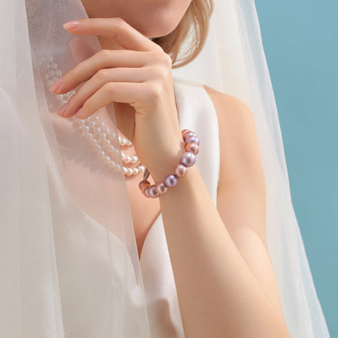 11-14mm Multicolour Edison Pearl Bracelet - House Of Pearls